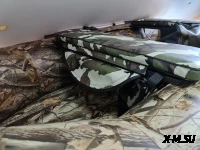 Комплект мягких накладок с сумкой для лодок 105*20 камуфляж
