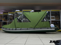 Ходовой комб. (носовой+основной) тент MISHIMO 380 RAPID, RAPID PRO зеленый