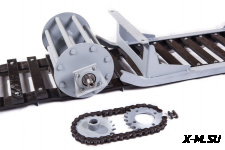 Съемный Модуль Повышающий Проходимость для всесезонных мотобуксировщиков. (Третья гусеница)