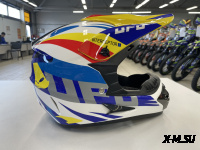 Шлем кроссовый HETOSHI UFD XD1-43 цв. Бело-сине-красно-желтый р. M 