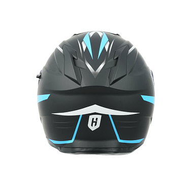 Шлем модуляр HETOSHI FF935 Shogun цв.Черно-сине-белый  р.M